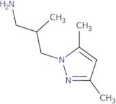 3-(3,5-Dimethyl-1H-pyrazol-1-yl)-2-methylpropan-1-amine