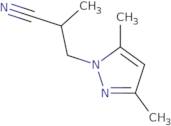 3-(3,5-Dimethyl-1H-pyrazol-1-yl)-2-methylpropanenitrile