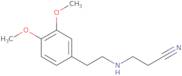 3-{[2-(3,4-Dimethoxyphenyl)ethyl]amino}propanenitrile