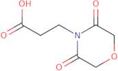 3-(3,5-Dioxomorpholin-4-yl)propanoic acid
