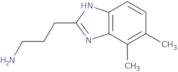 3-(6,7-Dimethyl-1H-benzimidazol-2-yl)propan-1-amine hydrochloride