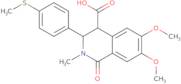 6,7-Dimethoxy-2-methyl-3-[4-(methylthio)phenyl]-1-oxo-1,2,3,4-tetrahydroisoquinoline-4-carboxylic …