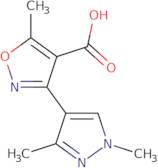 3-(1,3-Dimethyl-1H-pyrazol-4-yl)-5-methylisoxazole-4-carboxylic acid