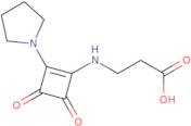 3-[(3,4-Dioxo-2-pyrrolidin-1-ylcyclobut-1-en-1-yl)amino]propanoic acid