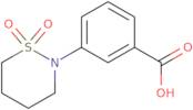 3-(1,1-Dioxido-1,2-thiazinan-2-yl)benzoic acid