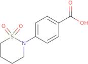 4-(1,1-Dioxido-1,2-thiazinan-2-yl)benzoic acid