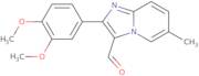 2-(3,4-Dimethoxyphenyl)-6-methylimidazo[1,2-a]pyridine-3-carbaldehyde