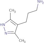 3-(3,5-Dimethyl-1H-pyrazol-4-yl)propan-1-amine