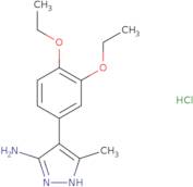 4-(3,4-Diethoxyphenyl)-3-methyl-1H-pyrazol-5-amine hydrochloride