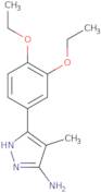 3-(3,4-Diethoxyphenyl)-4-methyl-1H-pyrazol-5-amine