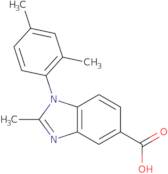 1-(2,4-Dimethylphenyl)-2-methyl-1H-benzimidazole-5-carboxylic acid