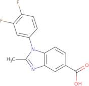 1-(3,4-Difluorophenyl)-2-methyl-1H-benzimidazole-5-carboxylic acid