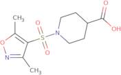 1-[(3,5-Dimethylisoxazol-4-yl)sulfonyl]piperidine-4-carboxylic acid