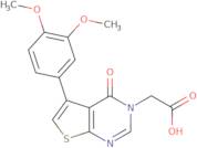 [5-(3,4-Dimethoxyphenyl)-4-oxothieno[2,3-d]pyrimidin-3(4H)-yl]acetic acid