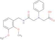 [{2-[(2,3-Dimethoxybenzyl)amino]-2-oxoethyl}(phenyl)amino]acetic acid