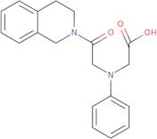 [[2-(3,4-Dihydroisoquinolin-2(1H)-yl)-2-oxoethyl](phenyl)amino]acetic acid