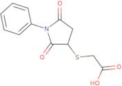 [(2,5-Dioxo-1-phenylpyrrolidin-3-yl)thio]acetic acid