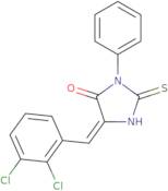 (5E)-5-(2,3-Dichlorobenzylidene)-2-mercapto-3-phenyl-3,5-dihydro-4H-imidazol-4-one