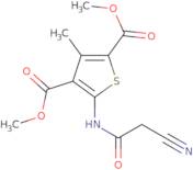 Dimethyl 5-[(cyanoacetyl)amino]-3-methylthiophene-2,4-dicarboxylate