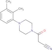 3-[4-(2,3-Dimethylphenyl)piperazin-1-yl]-3-oxopropanenitrile