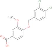 4-[(3,4-Dichlorobenzyl)oxy]-3-methoxybenzoic acid