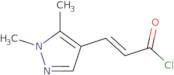 (2E)-3-(1,5-Dimethyl-1H-pyrazol-4-yl)acryloyl chloride
