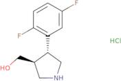 [(3S,4R)-4-(2,5-Difluorophenyl)pyrrolidin-3-yl]methanol hydrochloride