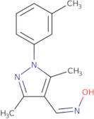3,5-Dimethyl-1-(3-methylphenyl)-1H-pyrazole-4-carbaldehyde oxime
