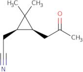 [2,2-Dimethyl-3-(2-oxopropyl)cyclopropyl]acetonitrile