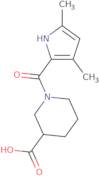 1-[(3,5-Dimethyl-1H-pyrrol-2-yl)carbonyl]piperidine-3-carboxylic acid