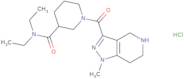 N,N-Diethyl-1-[(1-methyl-4,5,6,7-tetrahydro-1H-pyrazolo[4,3-c]pyridin-3-yl)carbonyl]piperidine-3-c…