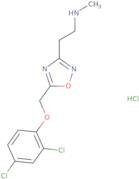 (2-{5-[(2,4-Dichlorophenoxy)methyl]-1,2,4-oxadiazol-3-yl}ethyl)methylamine hydrochloride