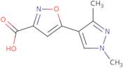 5-(1,3-Dimethyl-1H-pyrazol-4-yl)isoxazole-3-carboxylic acid