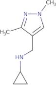N-[(1,3-Dimethyl-1H-pyrazol-4-yl)methyl]cyclopropanamine