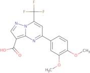 5-(3,4-Dimethoxyphenyl)-7-(trifluoromethyl)pyrazolo[1,5-a]pyrimidine-3-carboxylic acid