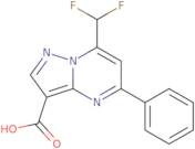 7-(Difluoromethyl)-5-phenylpyrazolo[1,5-a]pyrimidine-3-carboxylic acid