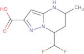 7-(Difluoromethyl)-5-methyl-4,5,6,7-tetrahydropyrazolo[1,5-a]pyrimidine-2-carboxylic acid