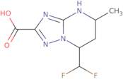 7-(Difluoromethyl)-5-methyl-4,5,6,7-tetrahydro[1,2,4]triazolo[1,5-a]pyrimidine-2-carboxylic acid