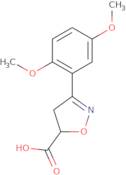 3-(2,5-Dimethoxyphenyl)-4,5-dihydroisoxazole-5-carboxylic acid