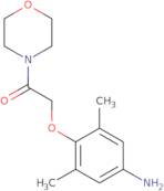 [3,5-Dimethyl-4-(2-morpholin-4-yl-2-oxoethoxy)phenyl]amine