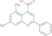 5,7-Dimethyl-2-phenylquinoline-4-carboxylic acid