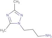 [3-(3,5-Dimethyl-1H-1,2,4-triazol-1-yl)propyl]amine