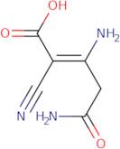 (2Z)-3,5-Diamino-2-cyano-5-oxopent-2-enoic acid