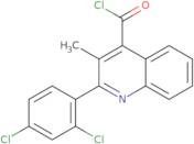 2-(2,4-Dichlorophenyl)-3-methylquinoline-4-carbonyl chloride