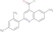 2-(2,4-Dimethylphenyl)-6-methylquinoline-4-carbonyl chloride