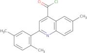 2-(2,5-Dimethylphenyl)-6-methylquinoline-4-carbonyl chloride