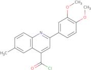 2-(3,4-Dimethoxyphenyl)-6-methylquinoline-4-carbonyl chloride