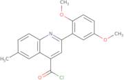 2-(2,5-Dimethoxyphenyl)-6-methylquinoline-4-carbonyl chloride