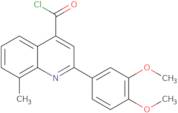 2-(3,4-Dimethoxyphenyl)-8-methylquinoline-4-carbonyl chloride