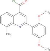 2-(2,5-Dimethoxyphenyl)-8-methylquinoline-4-carbonyl chloride